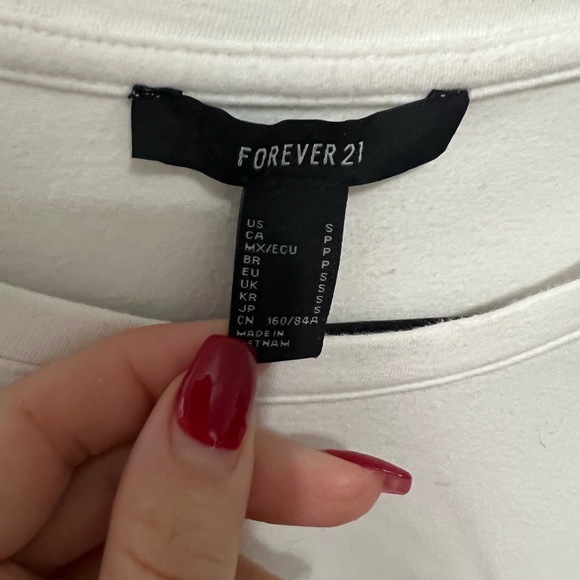 White peplum top - Picture 2 of 2